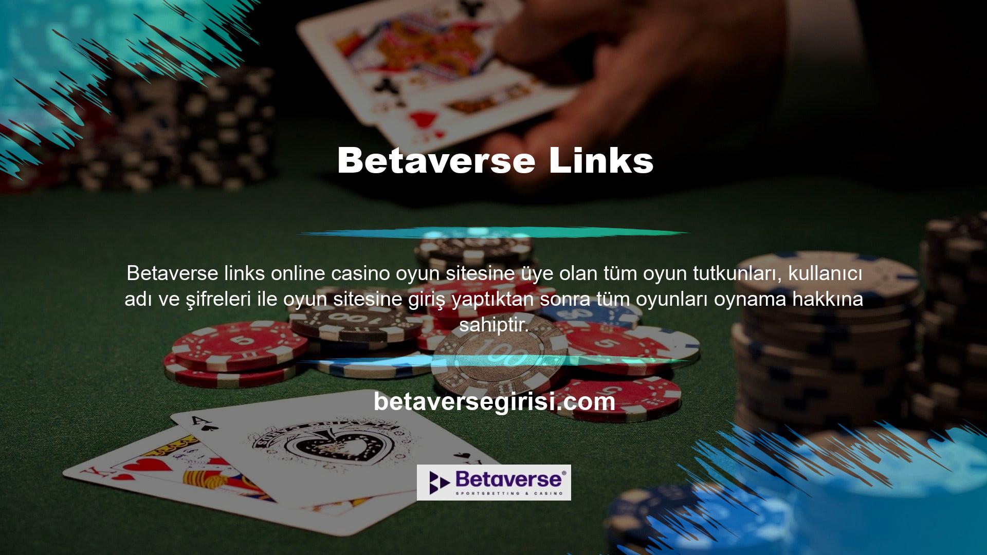 Çevrimiçi casino oyun siteleri genellikle slot, bingo, 3D oyunlar, poker oyunları, canlı oyunlar, rulet, blackjack, bakara, Texas hold'em ve daha fazlasını içerir