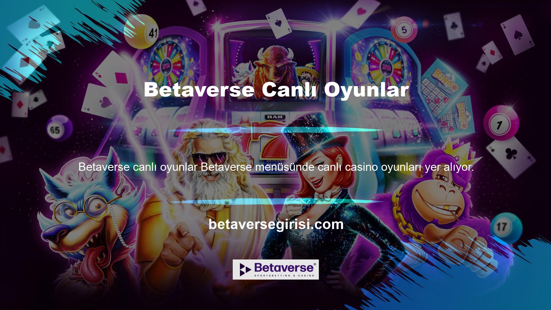 Canlı casino, gerçek kişilerle oynayabileceğiniz gelişmiş bir platformdur