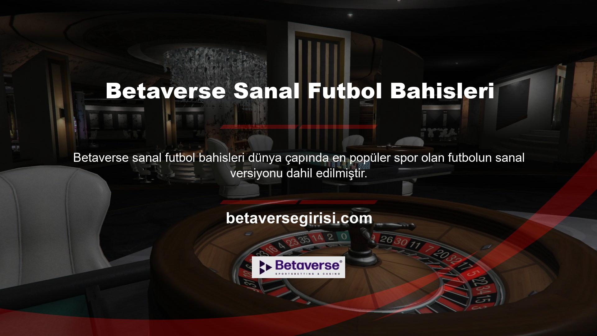 Betaverse Virtual Soccer'ın farklı versiyonları mevcuttur