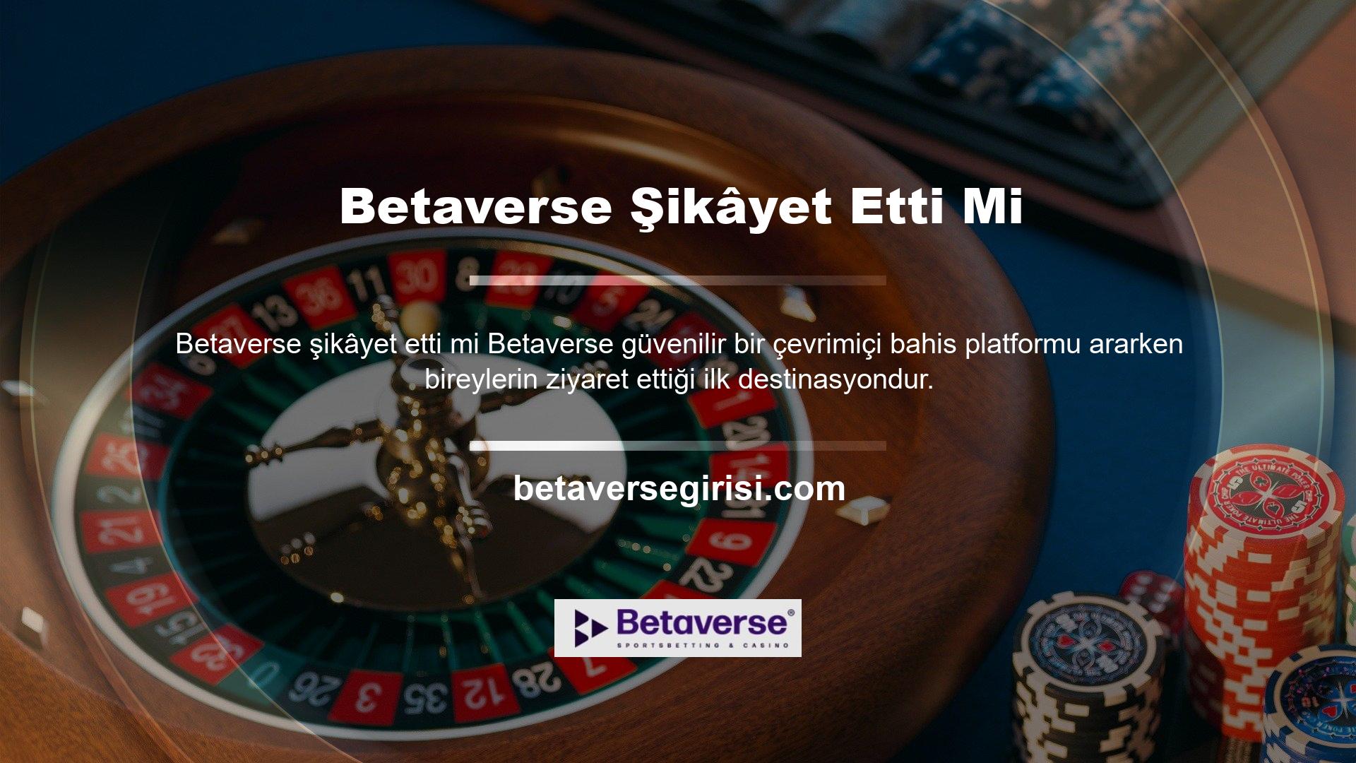 Betaverse internette casino oynamaktan ve oyun oynamaktan hoşlanan kişiler, her durumda aldıkları hizmetten memnun olduklarını söylüyor
